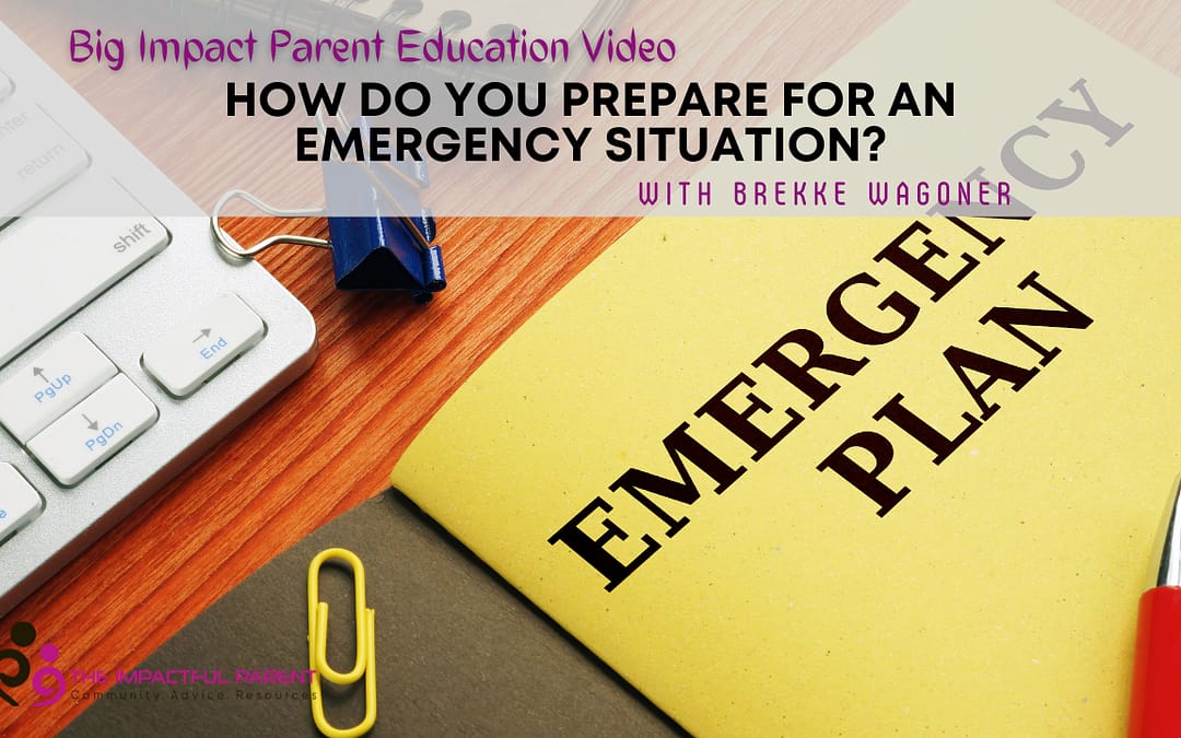 How Do You Prepare For An Emergency Situation