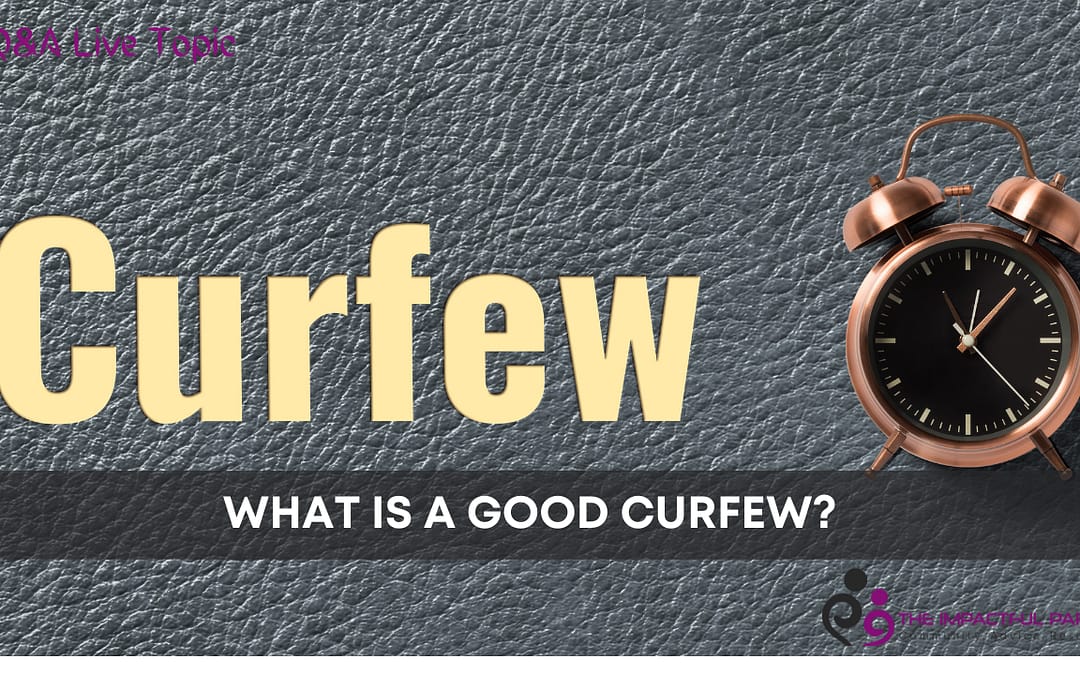 What is a good curfew?